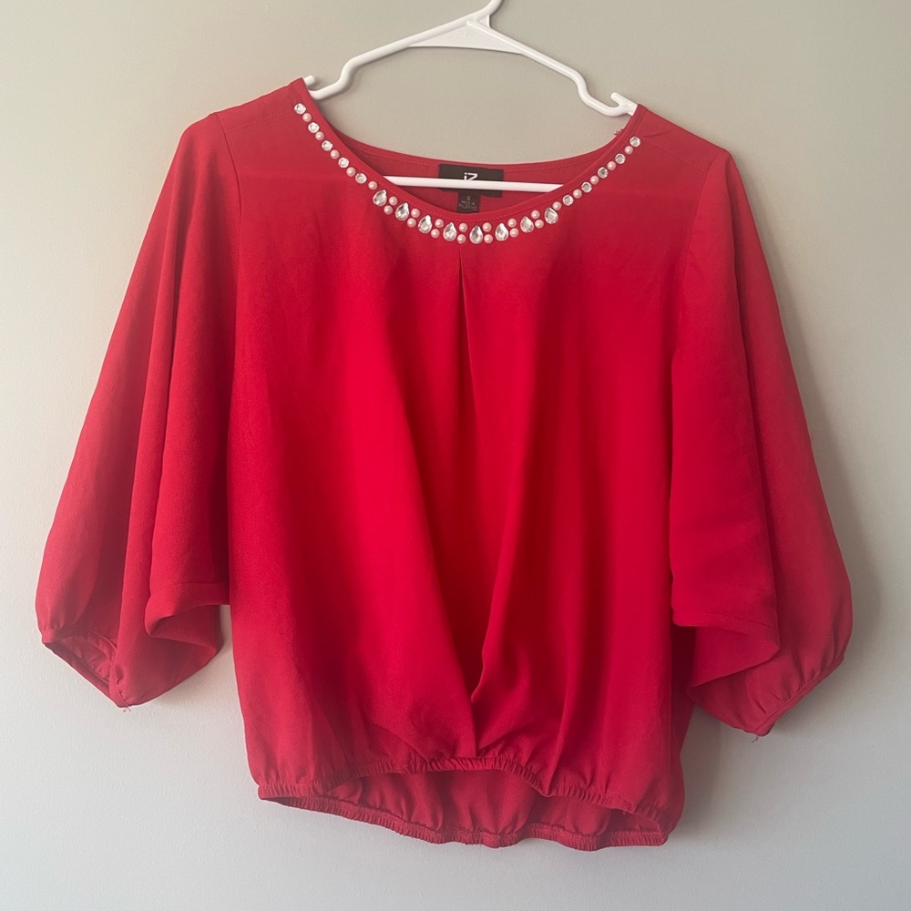 Pearl and Rhinestone Blouse